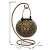 Candle Holder Antique Gold Finish Decorative Items, Home Decor Items for Living Room, Bedroom I Drawing Room,