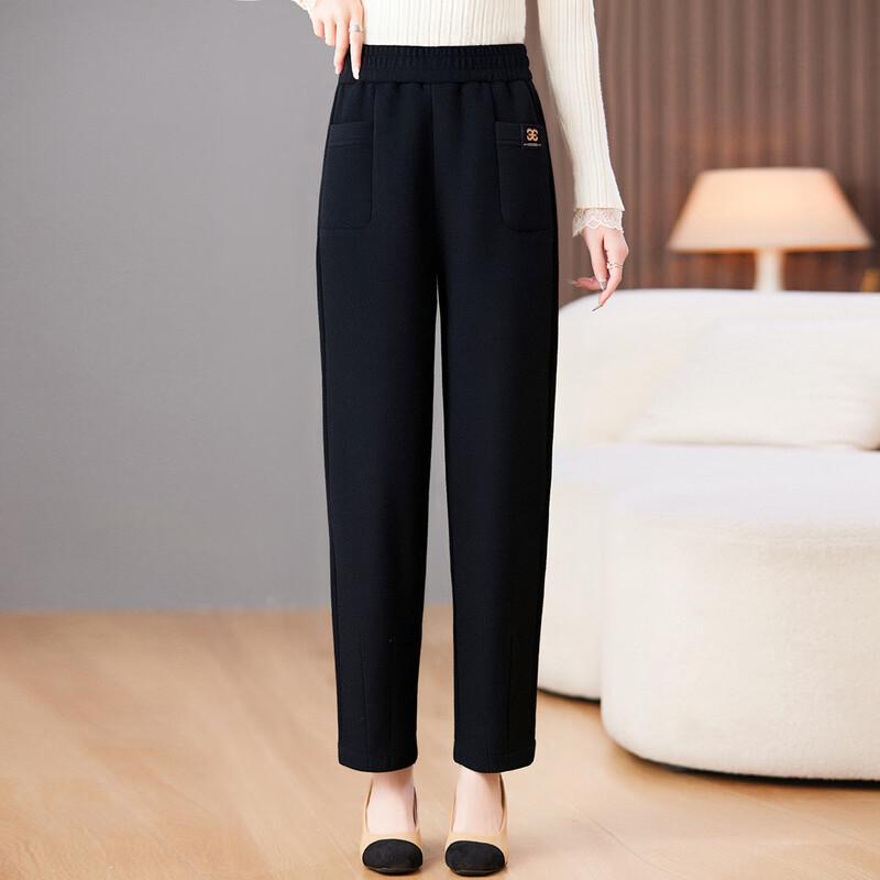 Damen Fleece-gefütterte schmal zulaufende Freizeithose