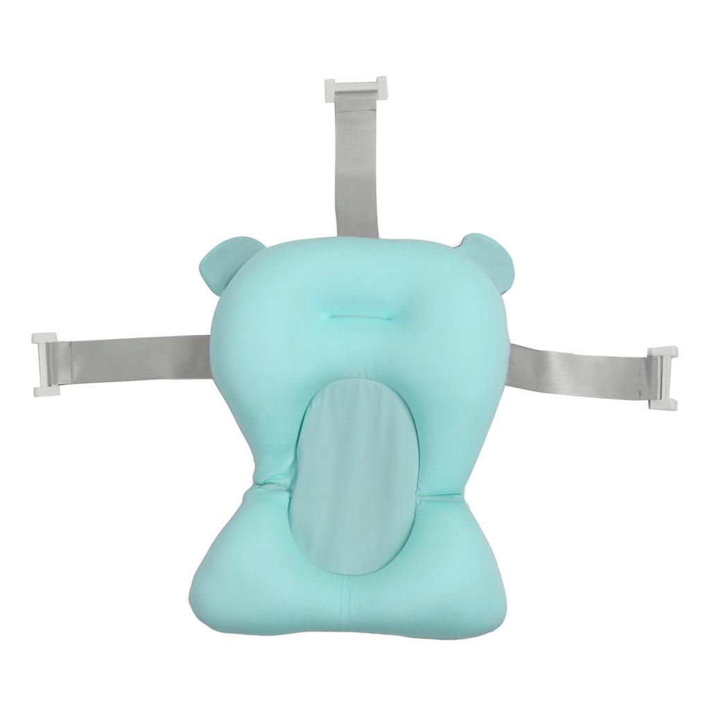 Baby Bath Seat Support Mat Newborn Bathtub Pillow Baby Bath Pad Bathing Pillow Seat for Newborn Infant Toddler