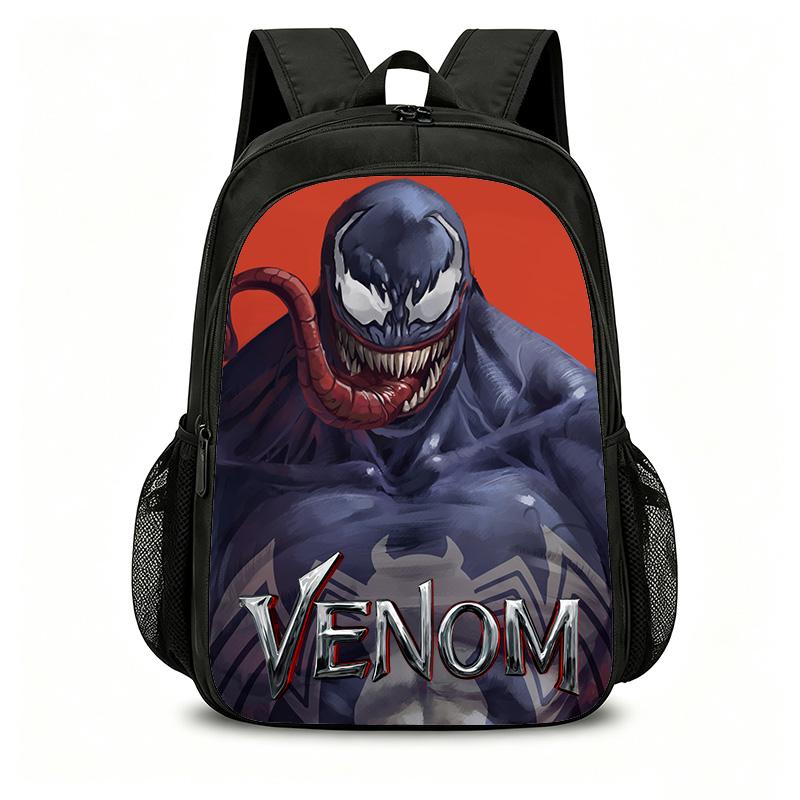 Venom School Double Layered Backpack Fashion Schoolbag Backpack Kids Gift Practical Multifunctional