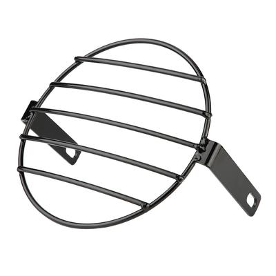 7-palcový Retro Kovový Motocyklový Mriežkový Bočný Držiak Kryt Svetlometu