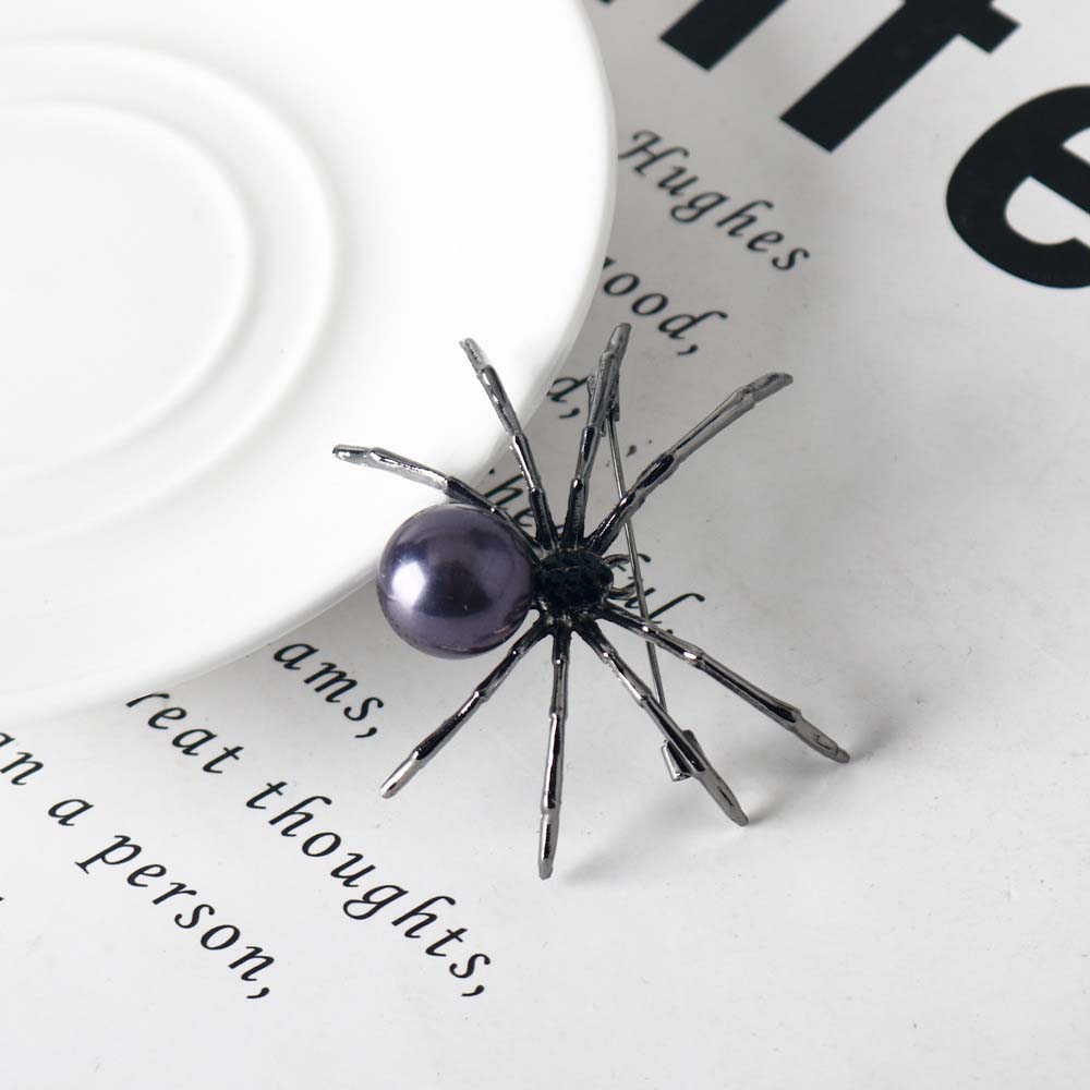 Clothes Backpack Big Spider Badge Lapel Badges Halloween Badge Halloween Spider Brooch  Trousers