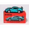 Maisto 1:64 Speed Icons Porsche 911 GT2 RS Die-cast Model Car with Opening Doors, Blue