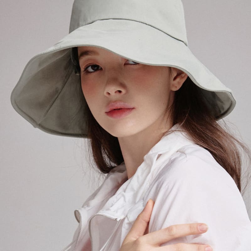 WHITE SANDS Cotton Unbalanced Floppy Hat Navarre (4 colors)