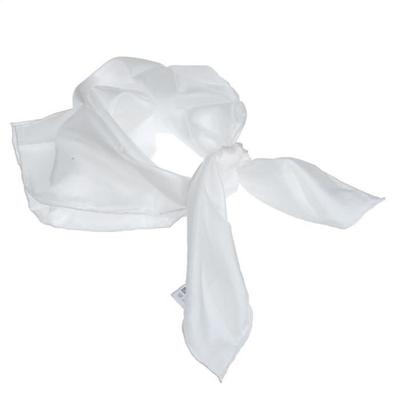 Scarf - 74 X 74 Cm - Silk - White - Chic