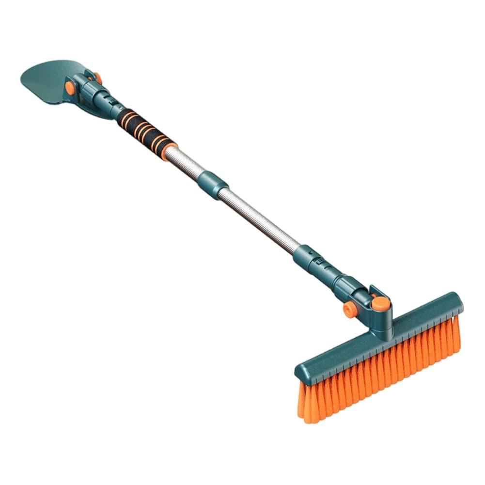 Extendable Snow Brush with Ice Scraper Retractable Car Snow Brush Auto Car Snow Removal Brush Snow Scraper for Car Windshieldand