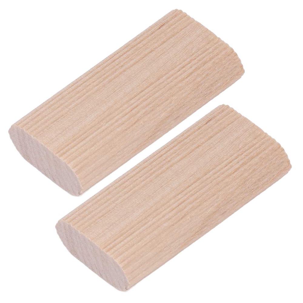 50pcs 6x20x40MM Beech Insertion Dowel Block Beech Wood Woodworking Furniture Splicing  Frame Joinery