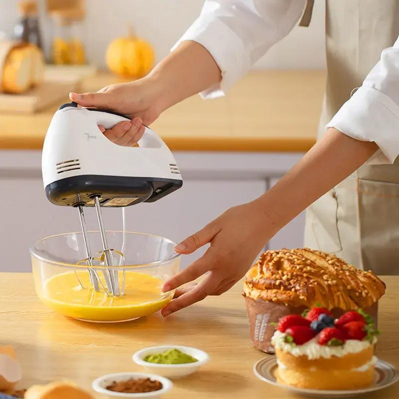 Handheld Electric Egg Beater Home Automatic Mixer Multifunctional Egg White Cream Dough Mixer Kitchen Cooking Egg Beater