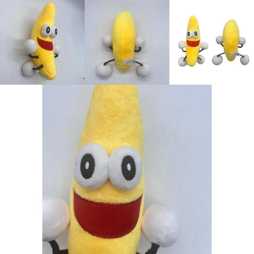 Shovelware Brain Game Bear Plush Toy Soft And Cuddly Yellow Banana Stuffed Animal