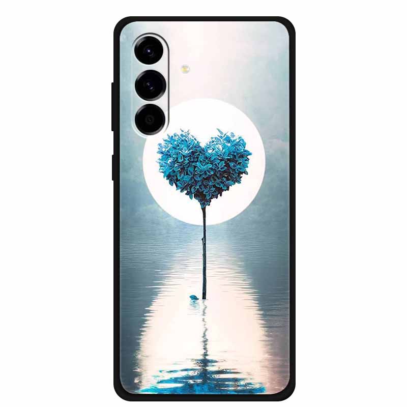 For Samsung Galaxy S25 FE 5G Case Soft Silicone TPU Black Phone Cover For Galaxy S25 FE 5G Protective Cartoon Bumper Coque S25FE
