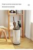 Minshuku Café Home Rattan-Style Umbrella Stand, Cream