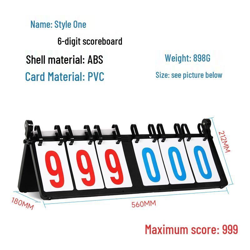 Multisport Scoreboard for Kids: Basketball, Football, Volleyball, Table Tennis Scorer
