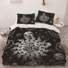 Constellation Duvet Cover Sun Moon Zodiac Astrology Bedding Set Spiritual Gifts For Women Teens Girls