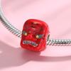 925 Silver Japanese Culture Samurai Traditional Costume Charms Beads For Diy Women Bracelet Making Original Jewelry