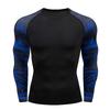 MMA T-krekls Vīriešu Rashguard ar garām piedurknēm Muay Thai T-krekli Gi BJJ Jiu Jitsu MMA Kompresijas krekls Fitness Zāle Boksa krekli