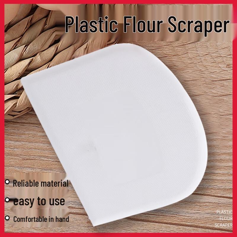 

Trapezoidal Plastic Dough Scraper