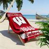Wisconsin Badgers Druck Strandtuch, Großes Weiches Schnelltrocknendes Handtuch für Strand Camping Schwimmen