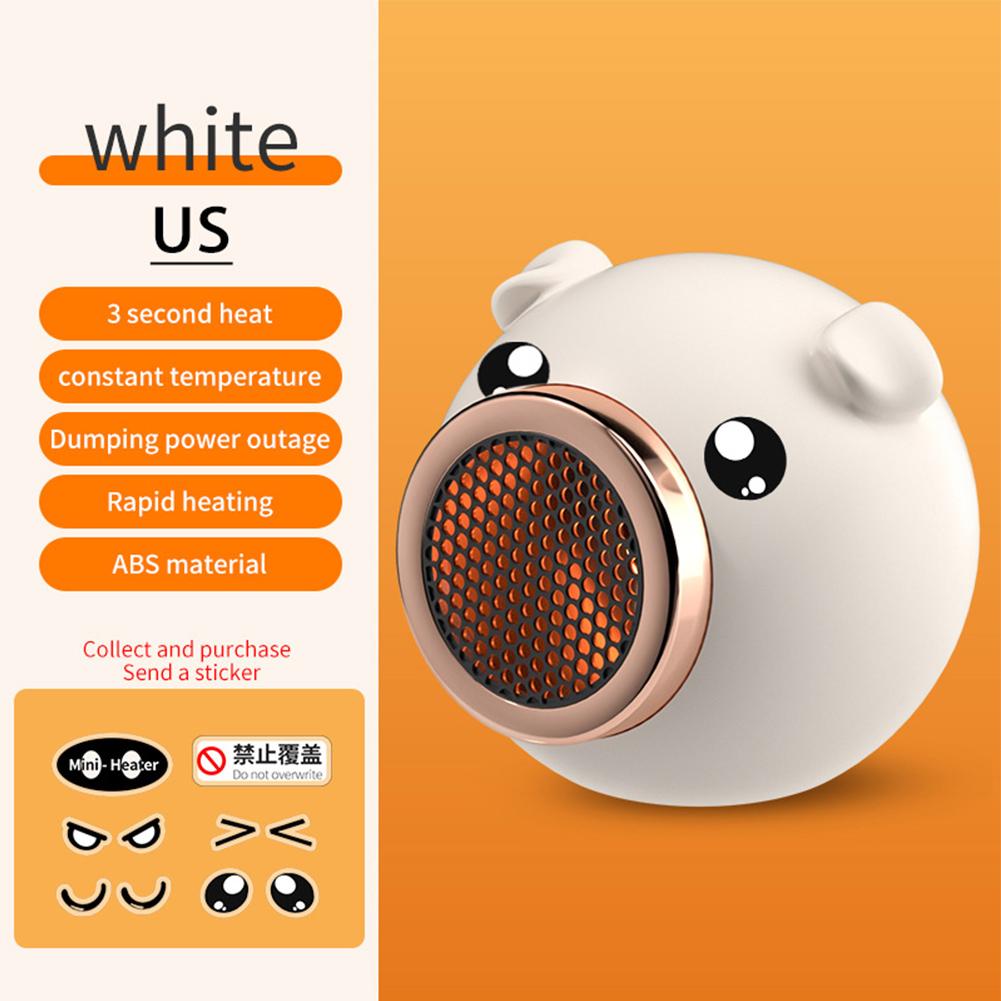 Electric Heater Portable Desktop Fan Heater Heating Low Noise Warm Air Blower Fast Heating Home Office Warmer Machine For Winter
