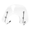 Motorcycle   Carbon Steel Motorcycle Wind Deflector Windscreen Mount Kit Replacement for LX50 LX125 LX150 All Year