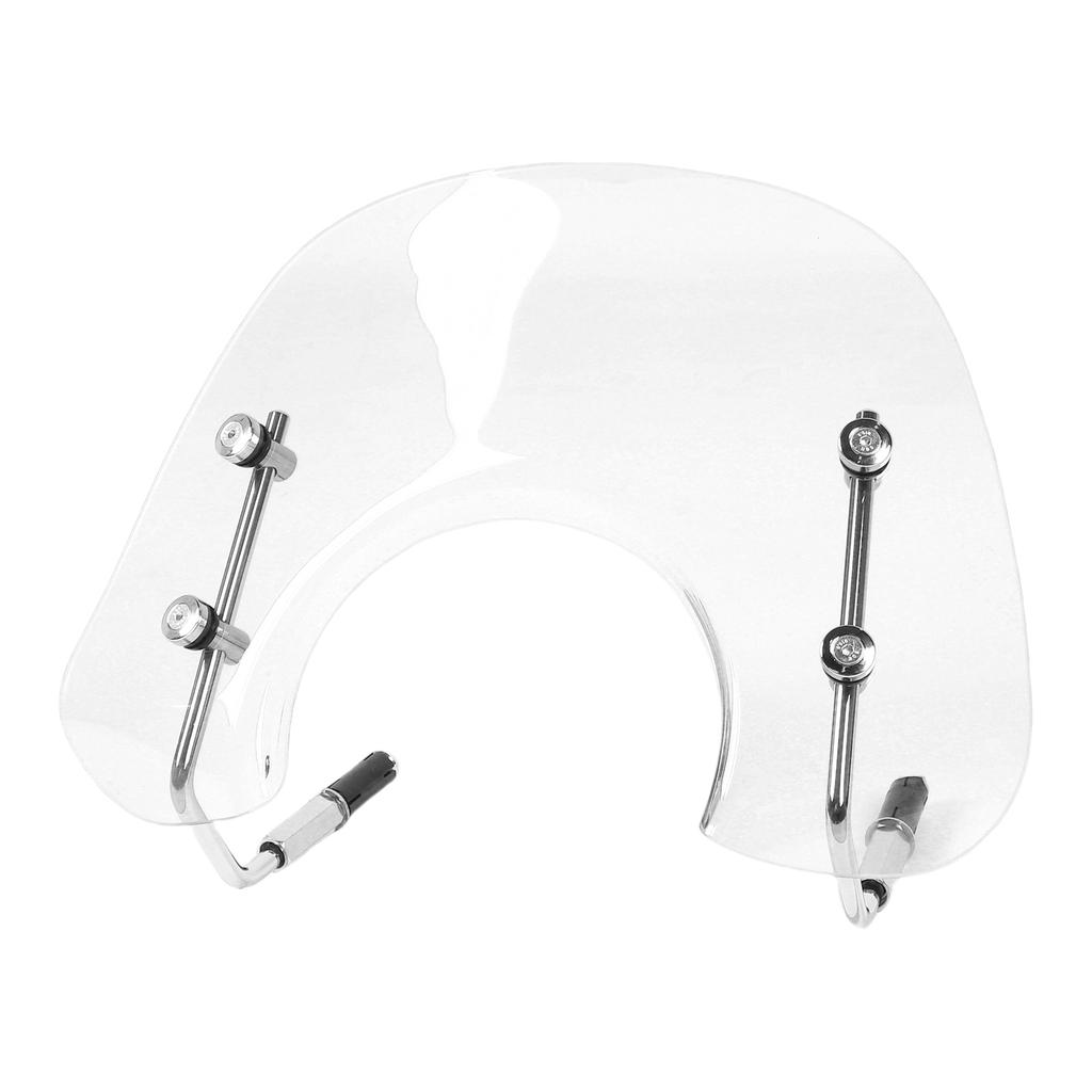 Motorcycle   Carbon Steel Motorcycle Wind Deflector Windscreen Mount Kit Replacement for LX50 LX125 LX150 All Year