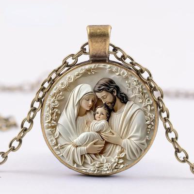 Unsere Liebe Frau von der Heiligen Familie, das Jesuskind und der heilige Josef - Geeignet für den Alltag