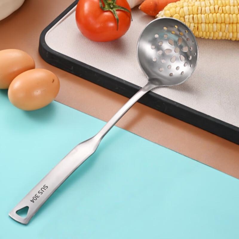 JieXing 304 Stainless Steel Long Handle Ladles & Slotted Spoons