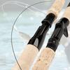 FTK NEW 1.8M 2.1M  Telescopic Fishing Rod Carbon Fiber Lengthen wooden handle Spinning Casting Rod Portable Trout Rod
