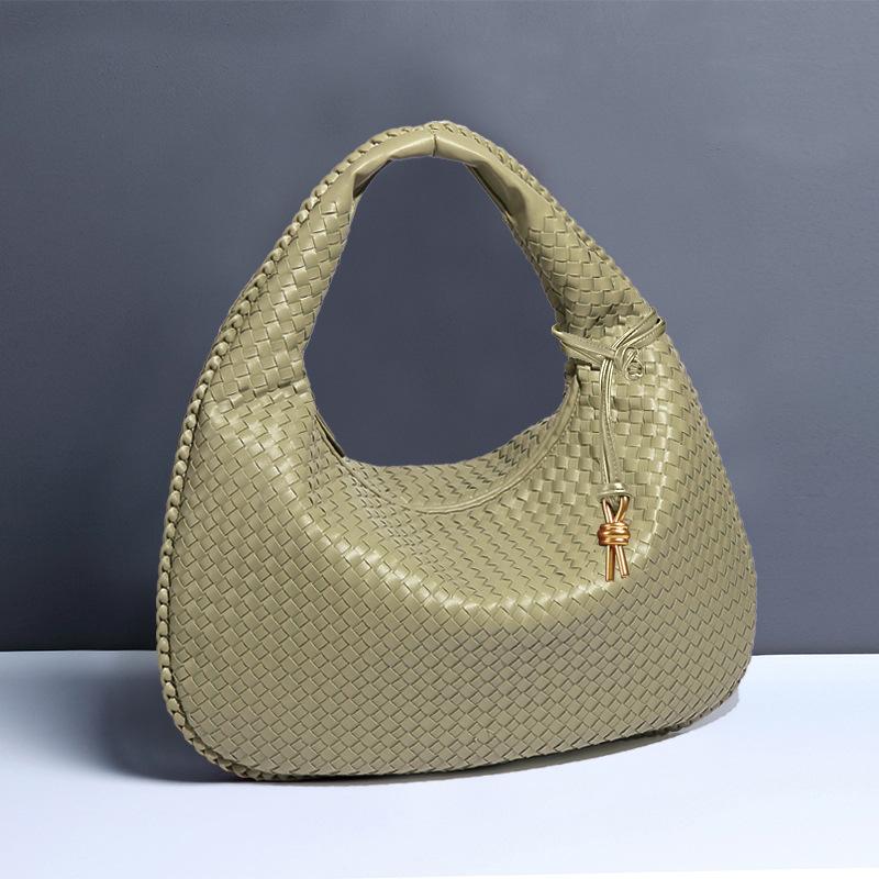 JMG Bags Modieuze Halvemaanvormige Tas, Handgeweven Dames Tas met Grote Capaciteit, Europese en Amerikaanse Retro Dumpling Tas, Schoudertas voor Onder de Arm