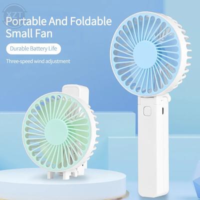 1 pz Ventilatori portatili Ventilatore ricaricabile USB portatile Mini dispositivo di raffreddamento dell'aria desktop Ventilatore esterno Ventilatori da viaggio di raffreddamento