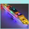 Ocean Liner Cruise Ship Electric Toys Flash Lights Sounds Kids Christmas Gift