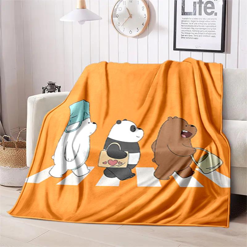 Cute Bear Blanket Suitable All Seasons Soft Comfortable Sofa Office Home Blanket Holiday Birthday Gift Blanket Soft And Comfortable