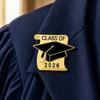 Broche Épingle de Diplôme 2026, Broche à Revers Émail Chapeau de Diplôme Étoile Rouleau de Papier, Badge Commémoratif Classe de 2026 pour Lycéen Étudiant Universitaire