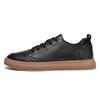 Fashion High -Quality Men Solid Color Striped Casual Shoe Comfortable Anti -Slip Breathable Flat Shoe Classic Trendy And Versatile Shoes