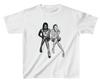 Wholesale Short Portrait Sleeve Printed Top Outcropping Short Ladies Sexy, Streetwear YK