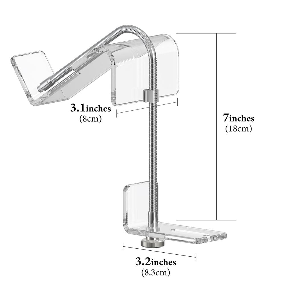 Geekria Acryl Mitte Webcam Platzieren Sie Ihre Webcam überall auf Ihrem Monitor oder Laptop Passend für MX C930 Webcams Bildschirm-/Mittelständer, Bildschirm, Brio, C920x, C922,