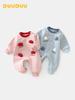 DUUDUU Unisex Baby Jumpsuit 2025: Newborn Long-Sleeve Romper for Autumn/Winter