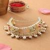Multi Colour Enamel Kundan Beads Ethnic Bracelet For Women