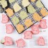 8Pieces Cookie Molds Halloween Biscuit Cutter Ghostly Shape Cookie Molds Baking Tool Suitable for Familys Gatherings