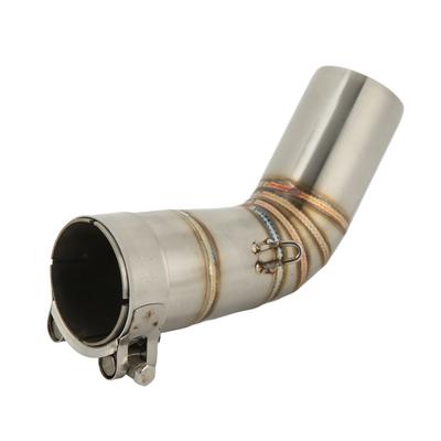 Motorcycle Middle Exhaust Pipe Stainless Steel Replacement for Suzuki DL1000 Vstrom 1000 2014‑2019