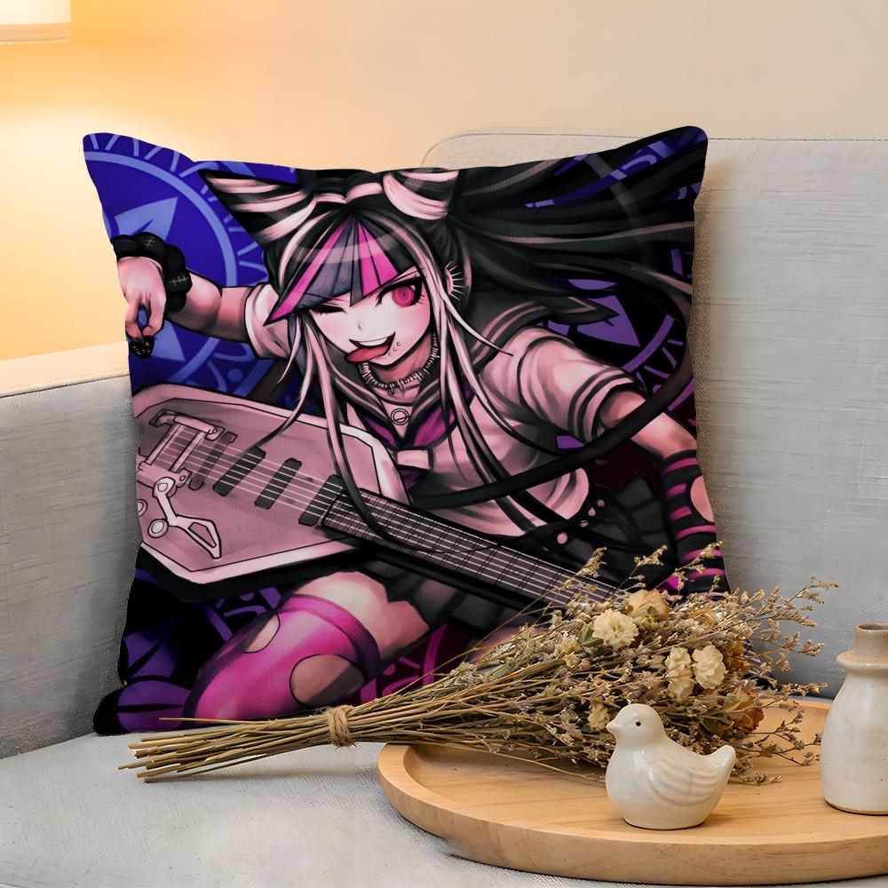 Cushion Cover  Linen  SkinFriendly Soft Decorative Case for Sofa Home Decor Anime KWaii DDanganronpa Pillow cover