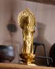 Buddhist statue of Shokannon 15cm Makita Rinzai Takaoka bronzeware Bodhisattva, (gold plated/24k gold), sculptor Shuun, model "Tendai, Shingon,