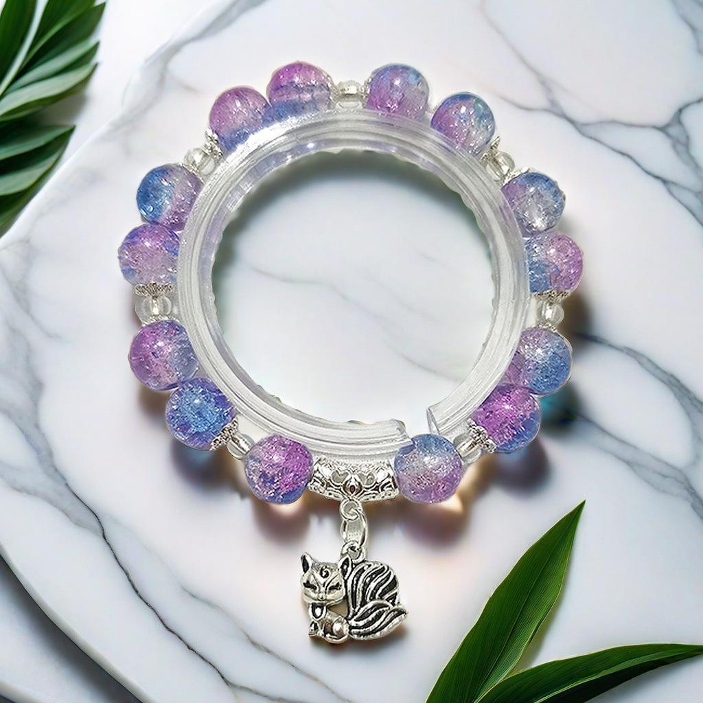 Daisy Popcorn Beaded Bracelet: Elegant Women's Hand Jewelry