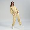 Women's Solid Color Sweatshirt Set (sweatshirt + Sweatpants)