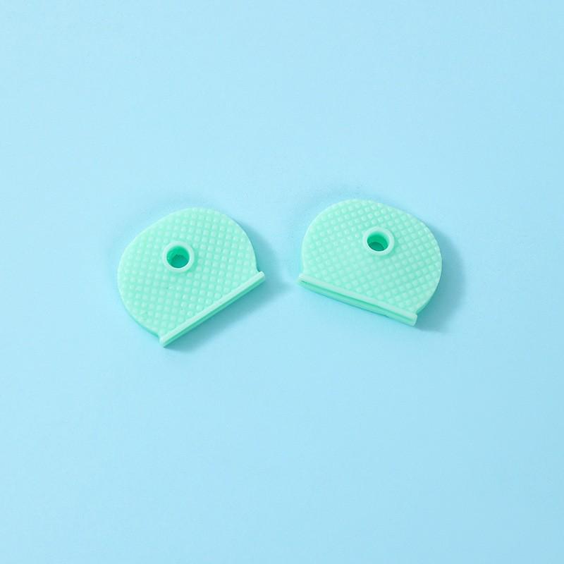 Macaron Color Elastic Silicone Key Cap Protector PVC Cover