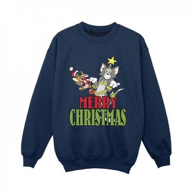Boys Merry Christmas Baubles Sweatshirt