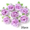 Purple Artificial Flowers Heads Silk Fake Flowers For Home Decor Party Wedding Decoration DIY Valentine's Day Gifts Accessories