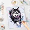 Frame Painting By Numbers Wolf Animal Picture By Number Handpainted Modern Home Decoration 40x50cm