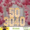 Bymaocar Mosaic Illuminated 3D Number Frame, 100CM 30/40/50 LED Light Up Numbers Ornament with Light for Birthday Party Decor