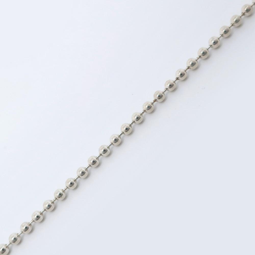 TIFFANY&Co. Römisches Kreuz Halskette Kugelkette Silber925 Kreuz 13,6g Damen Gebraucht