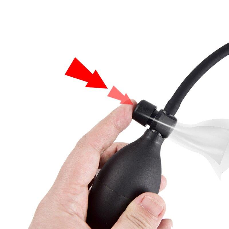 Mini Inflatable Anal Plug Anal Dilator Adult Sex Toys Masturbator Slave BDSM